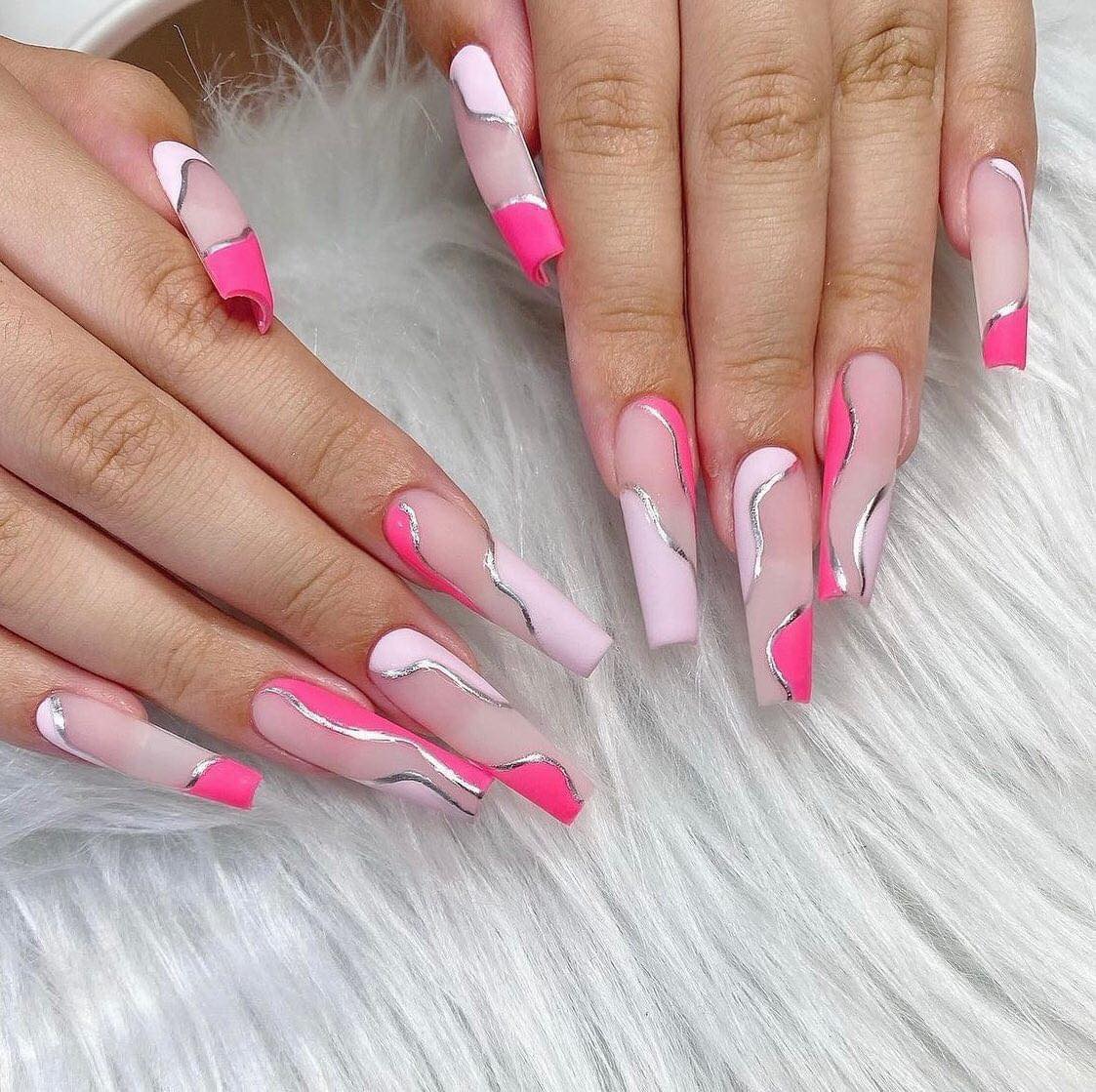 FULL SET-OMBRE NAILS, JELLY NAILS